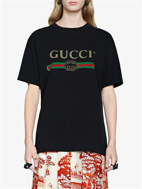 gucci cotton logo t shirt price|gucci logo t shirt women's.